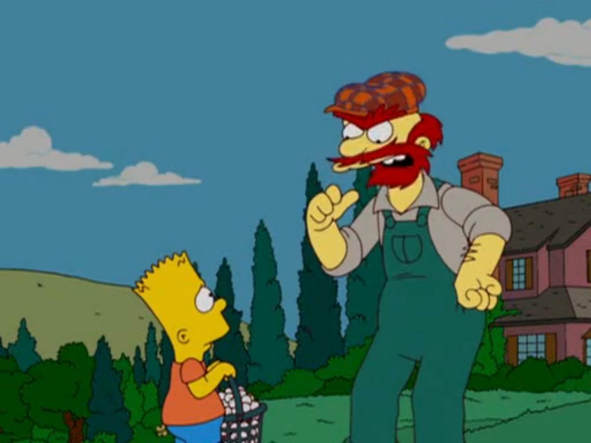 The Simpsons Wrestling Homer Vs Willie